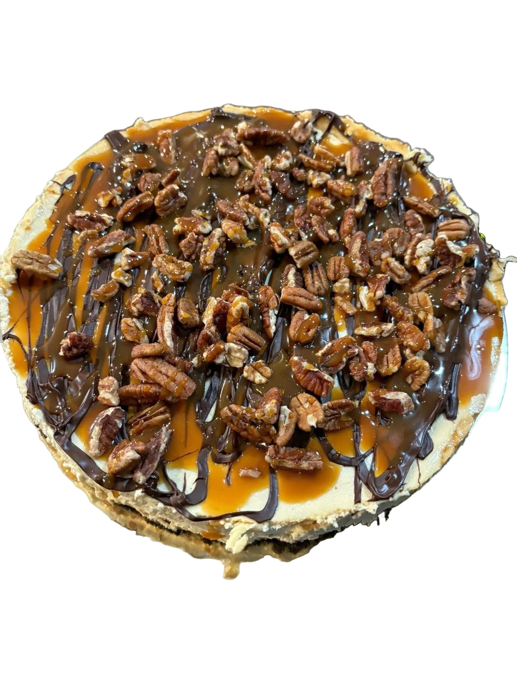 Caramel Turtle Cheesecake